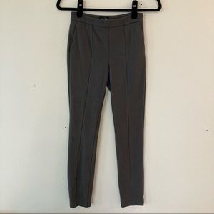 Aritzia Talula Skinny Seam Dress Pants Grey